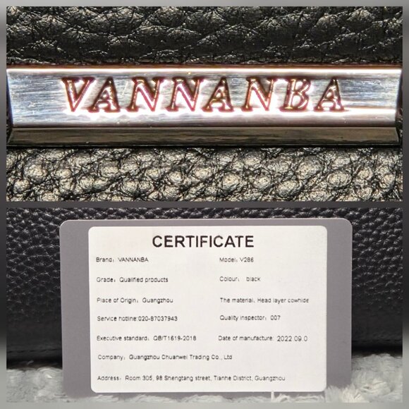 Vannanba Locking Wristlet Wallet with COA - Unisex - Picture 3 of 9